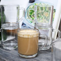 Glass Stacking Mugs 225ml Set Of 6