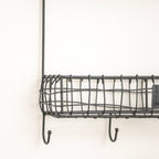 Wire Metal 2 Tier Wall Shelf