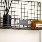 Wire Metal 2 Tier Wall Shelf