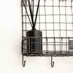 Wire Metal Wall Basket Shelf