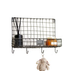 Wire Metal Wall Basket Shelf