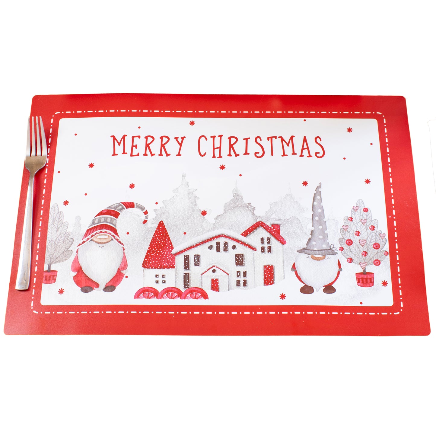 Set Of Christmas Gonk Placemats