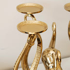 Gold Octopus Multi Pillar Candle Holder