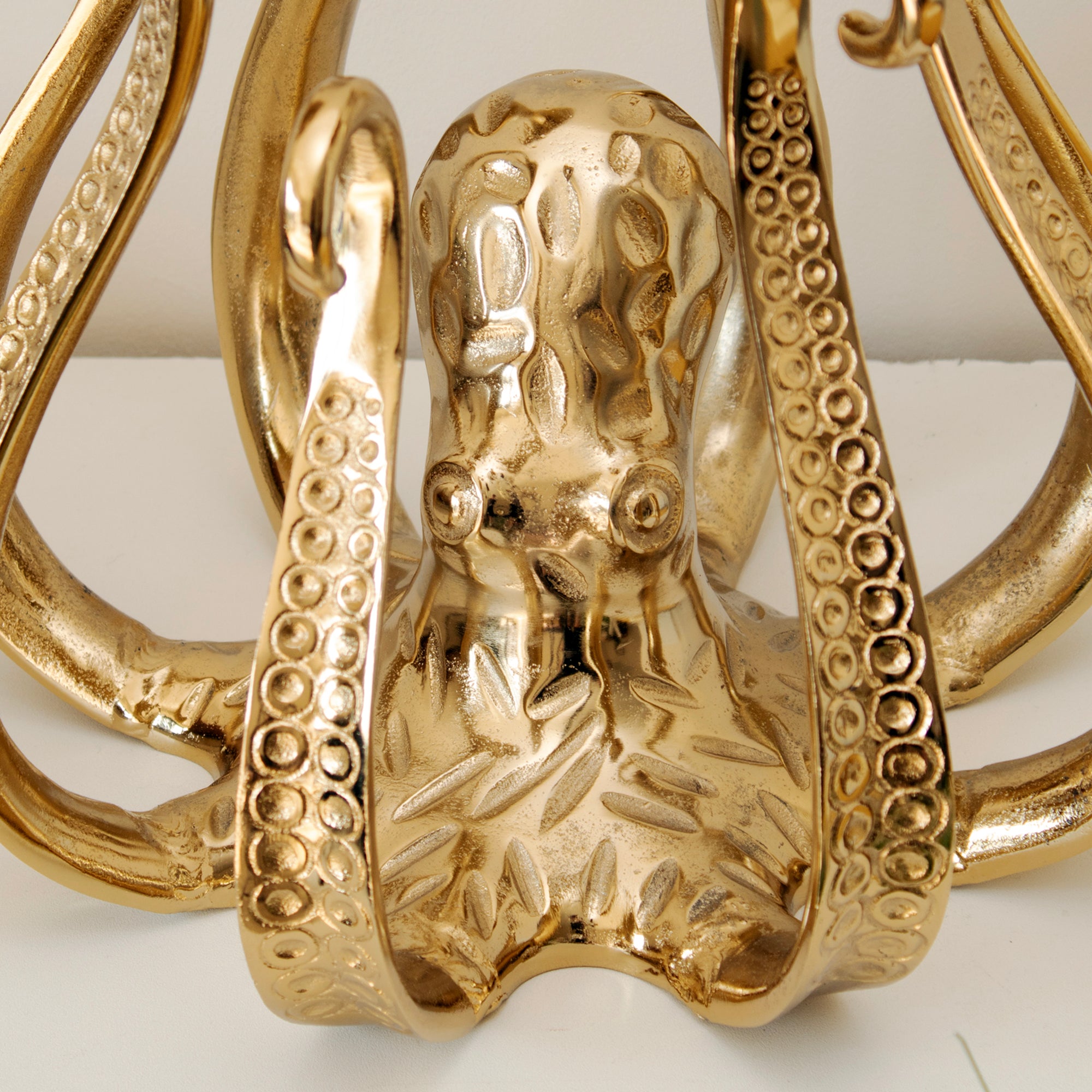 Gold Octopus Multi Pillar Candle Holder