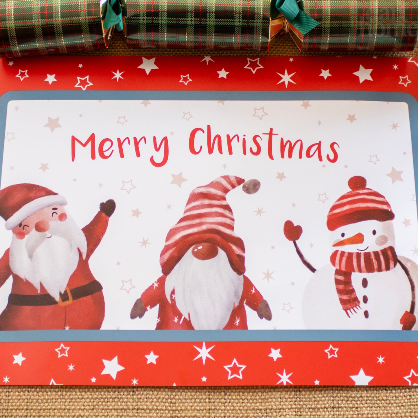 Set Of Merry Christmas Graphic Placemats