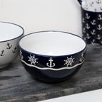 Set Of 6 Marine Cereal Bowls