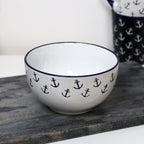 Set Of 6 Marine Cereal Bowls
