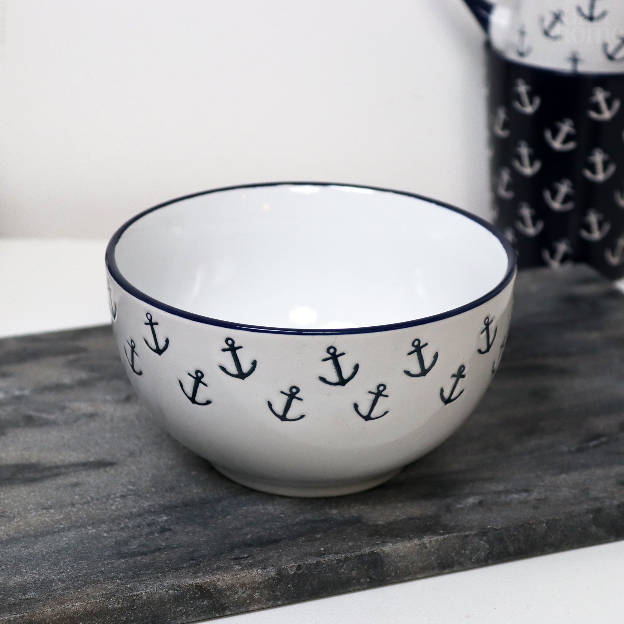 Set Of 6 Marine Cereal Bowls