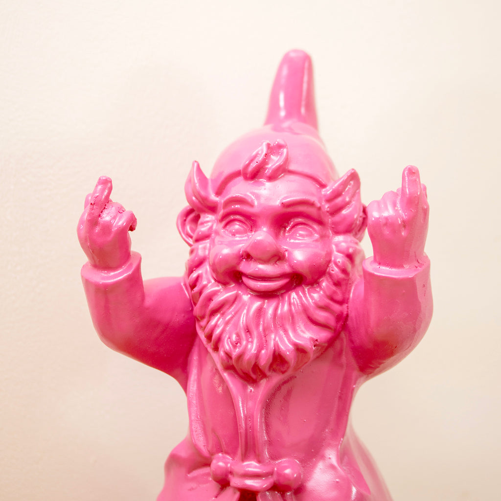 Very Naughty Gnome Statue