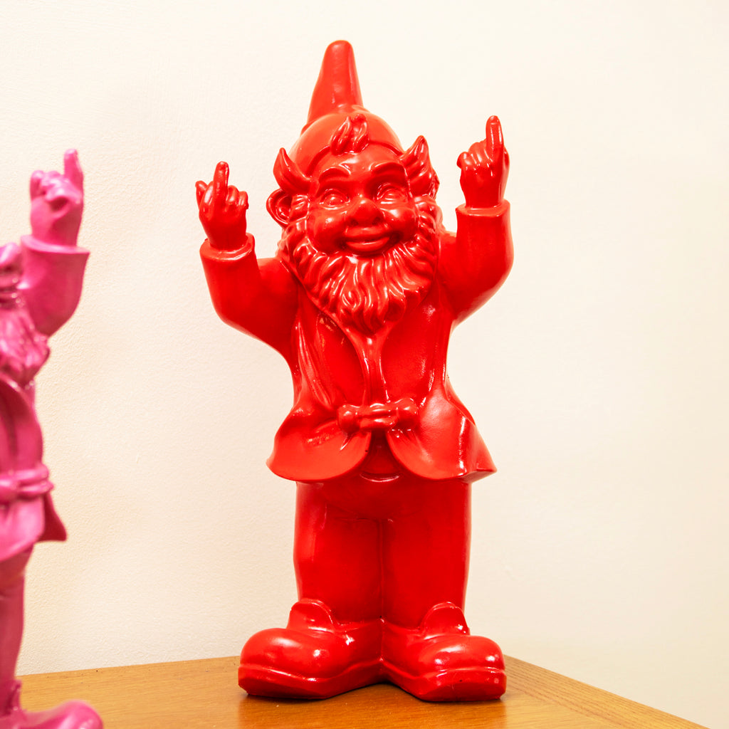 Very Naughty Gnome Statue