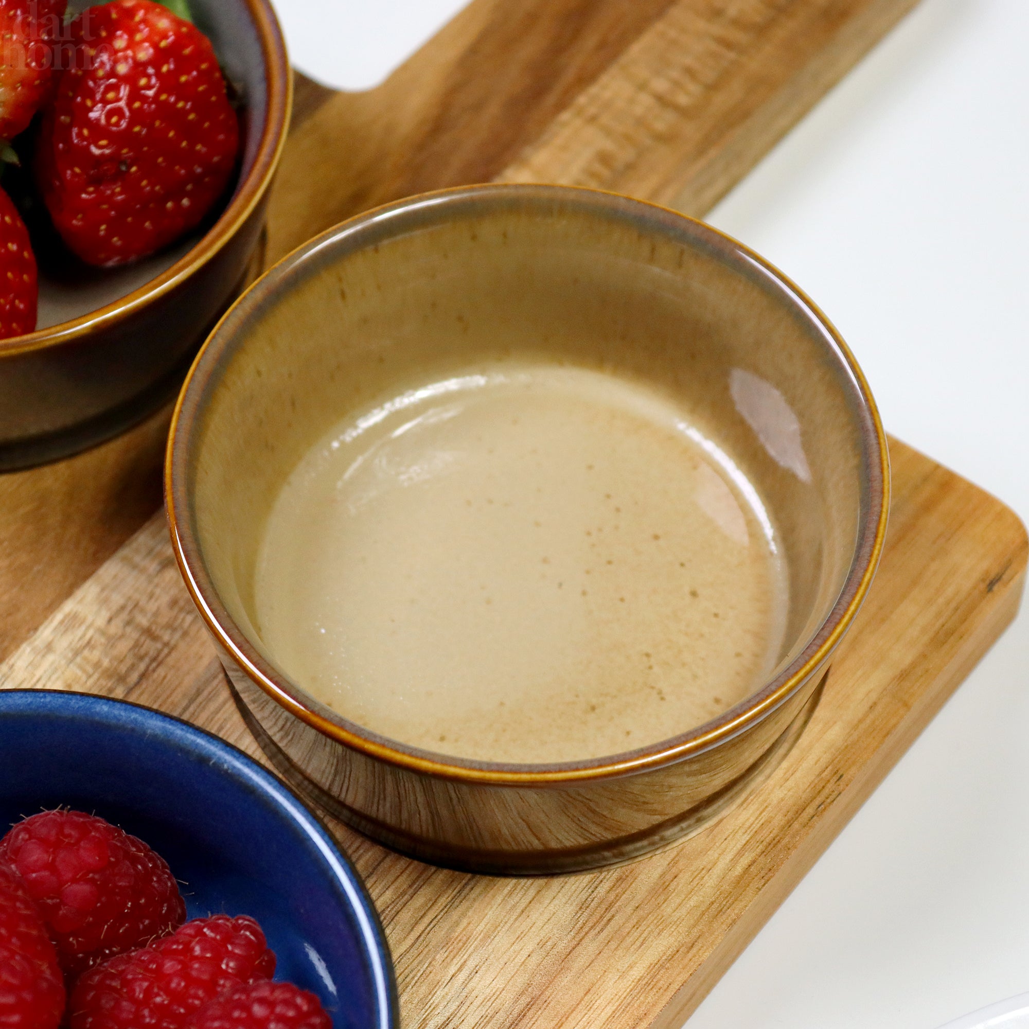 5 Piece Reactive Glaze Snack Dish Set