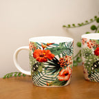 Set Of 4 Jungle Barrel Mugs