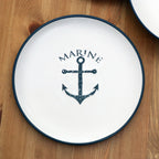 Set Of 6 Nautical Side Plates