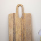 Light Mango Wood Paddle Chopping Board