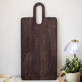 Dark Mango Wood Paddle Chopping Board