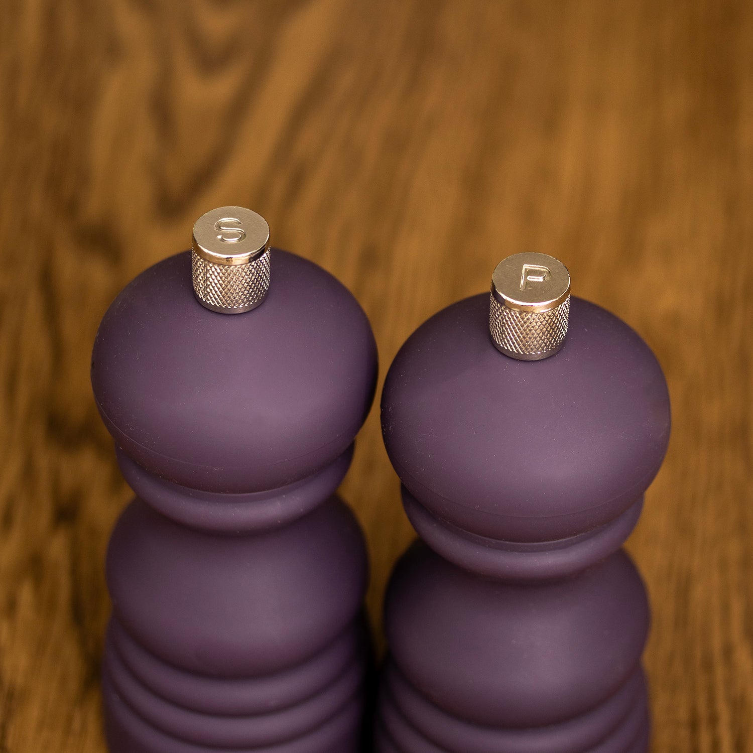 Set Of 2 Purple Salt & Pepper Mills
