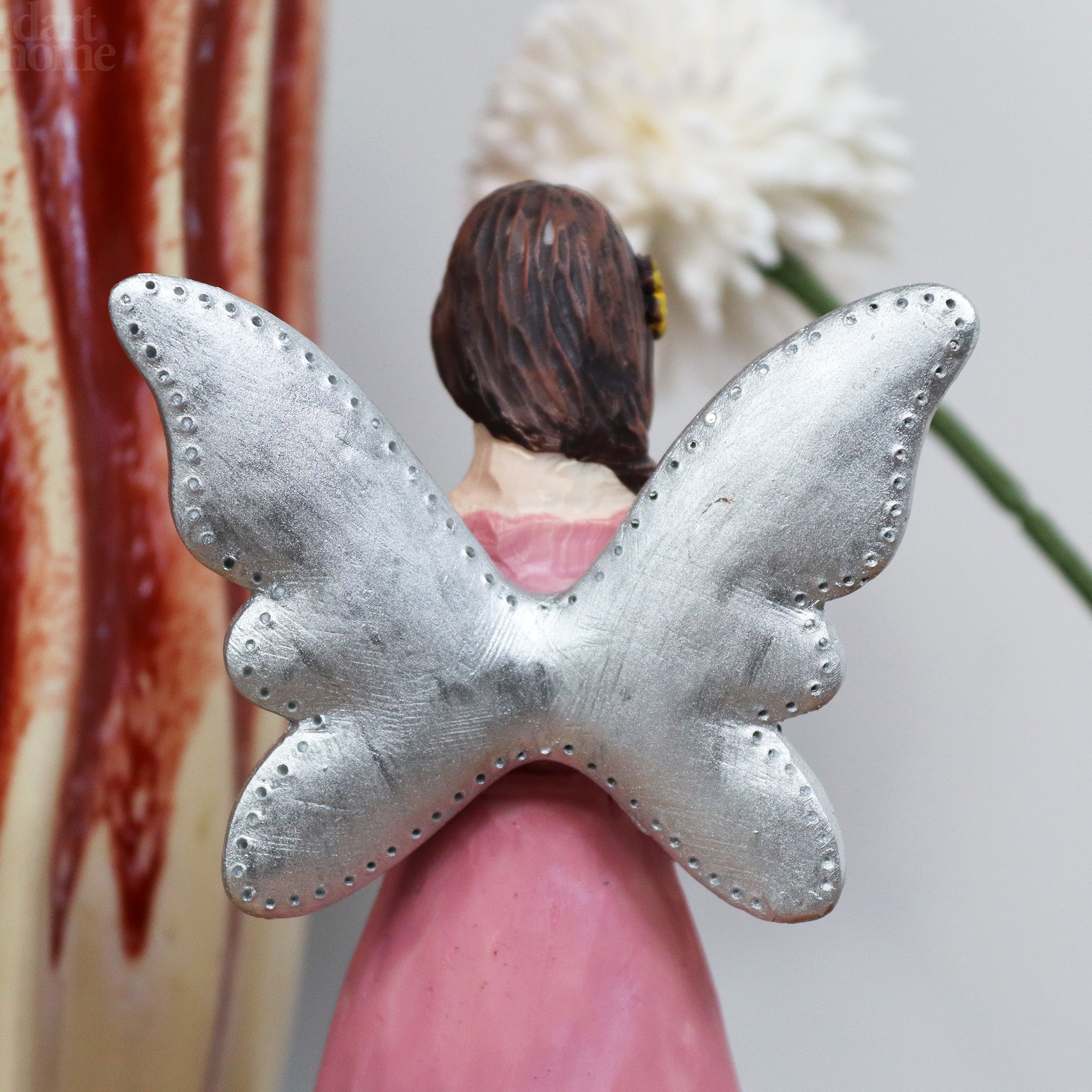 Pink Mum Angel Lady Figurine