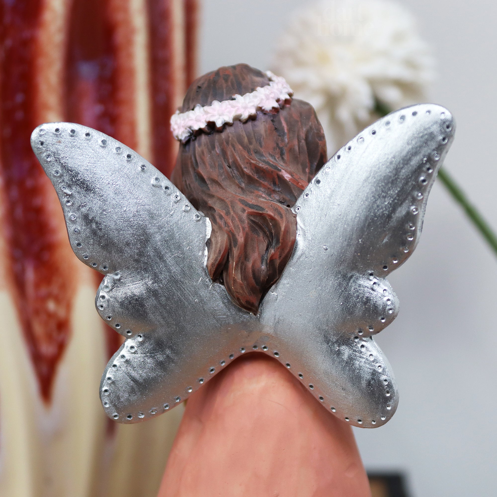 Pink Love Angel Lady Figurine