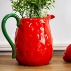 Ceramic Strawberry Jug
