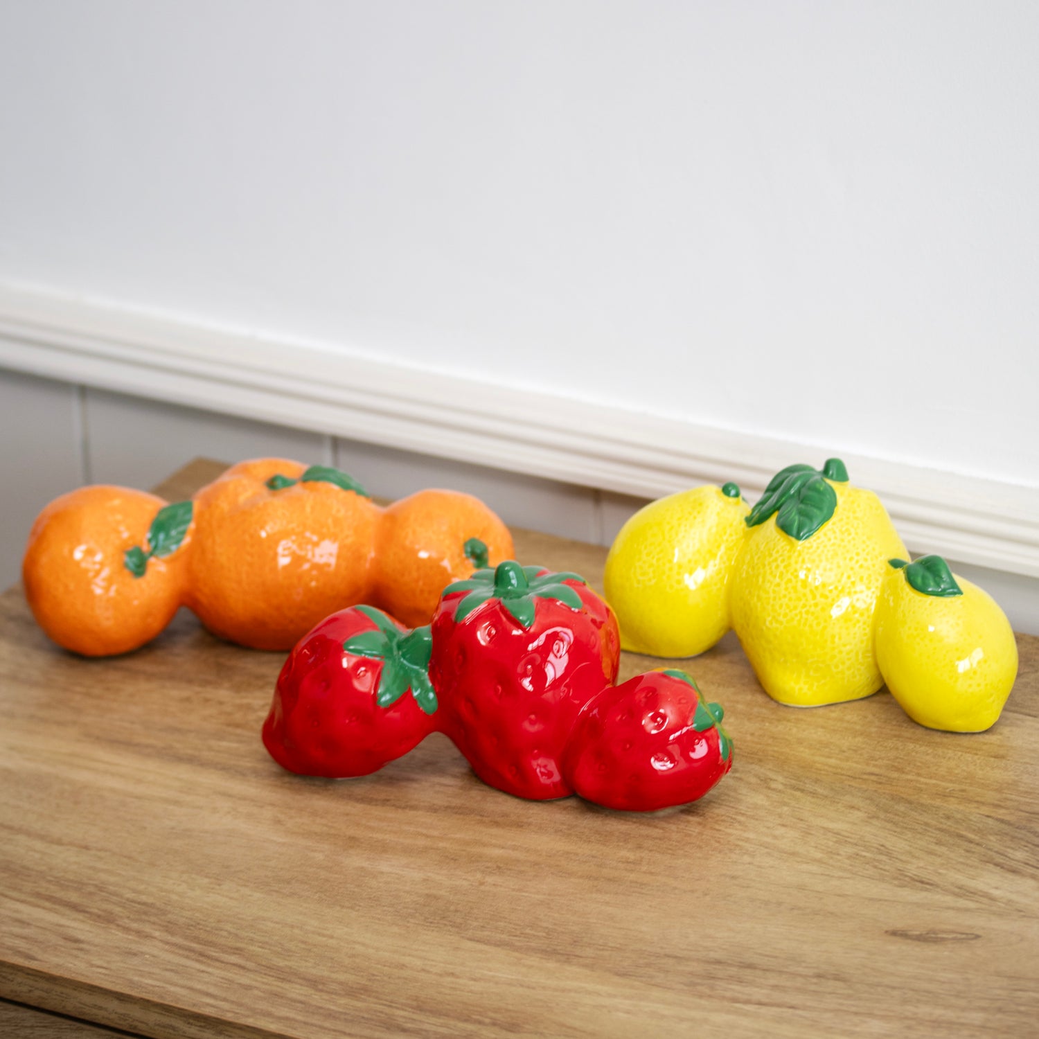 Ceramic Multi Orange Ornament