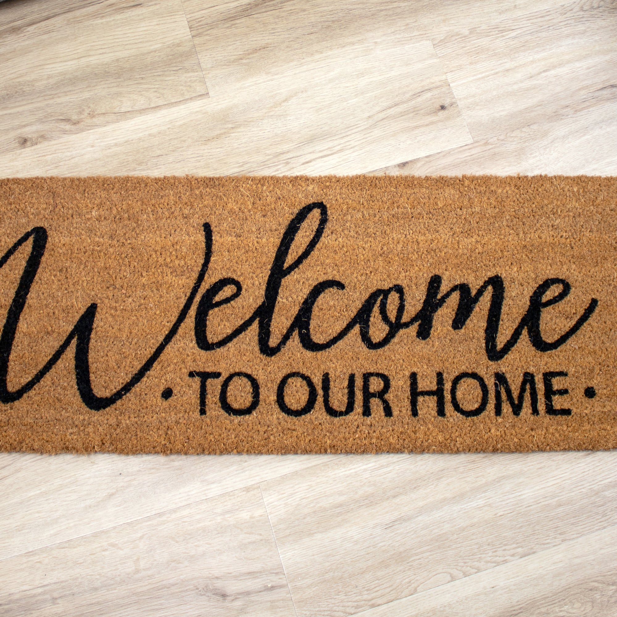 Welcome To Our Home Extra Long Doormat
