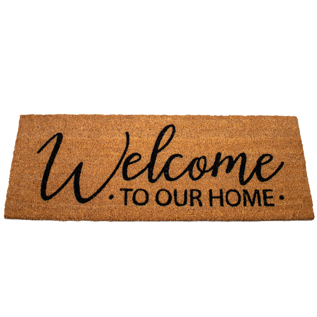 Welcome To Our Home Extra Long Doormat