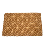 Square Geo Pressed Coir Doormat
