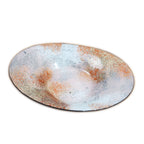Abstract Aura Copper Decorative Bowl