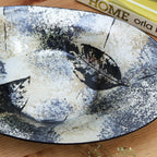 Abstract Vincenza Leaf Decorative Bowl