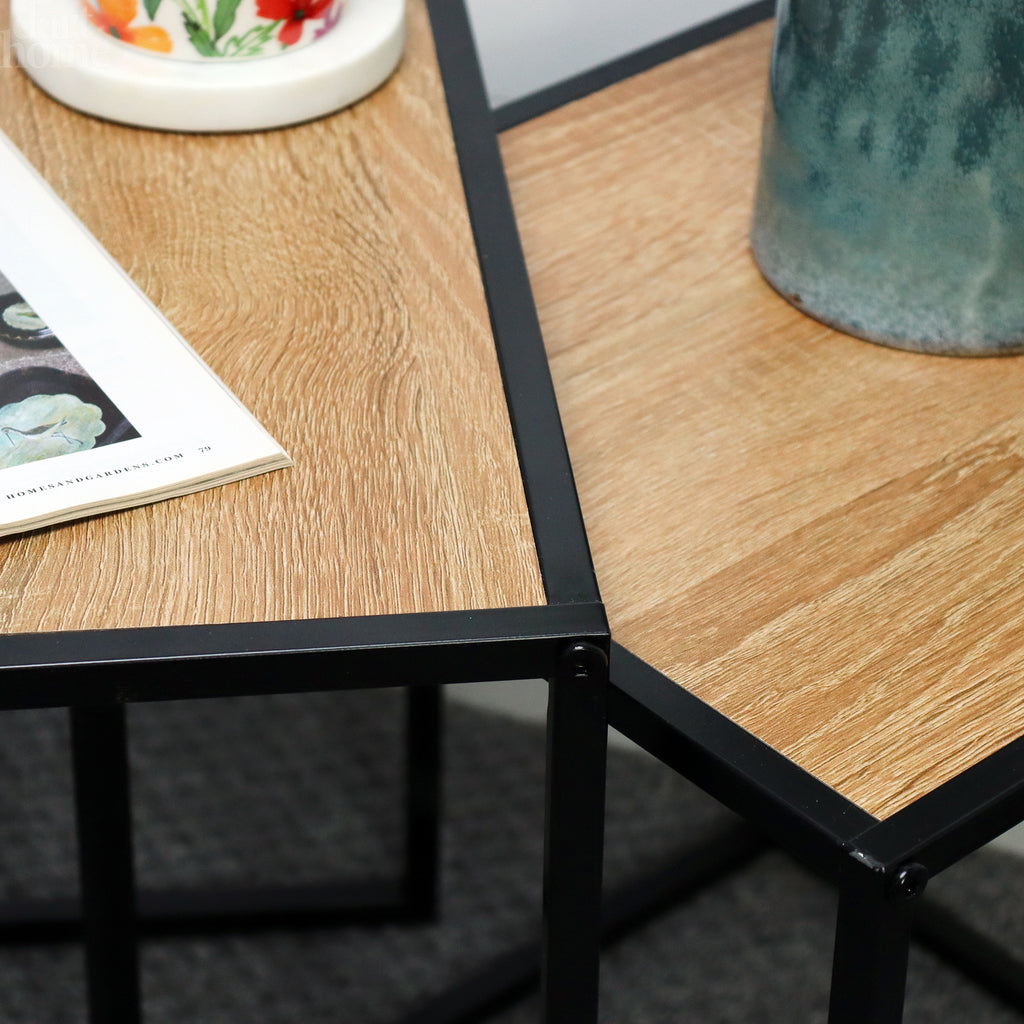 Set Of 2 Nesting Square Side Tables