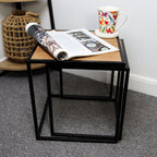 Set Of 2 Nesting Square Side Tables