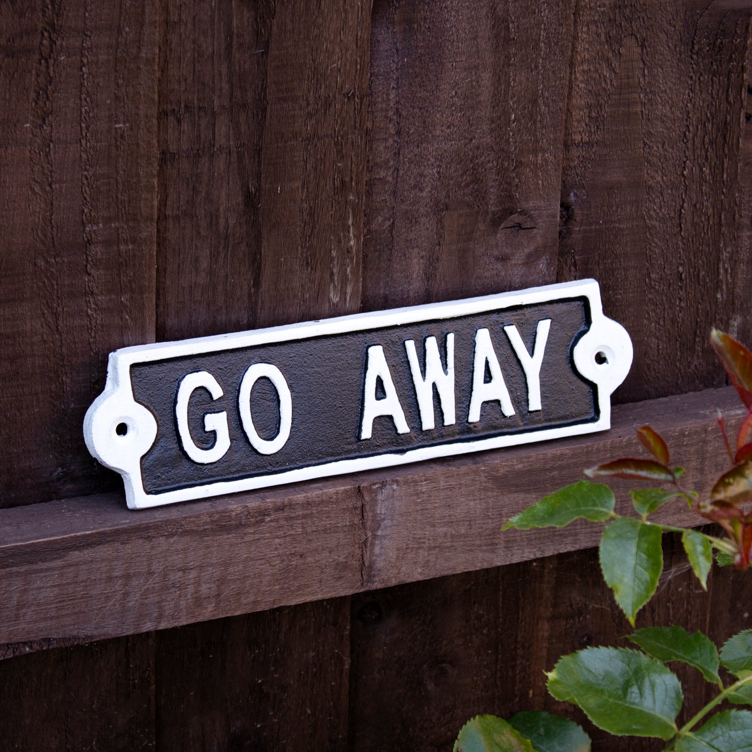 Go Away Sign