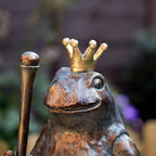 Royal Frog Garden Ornament