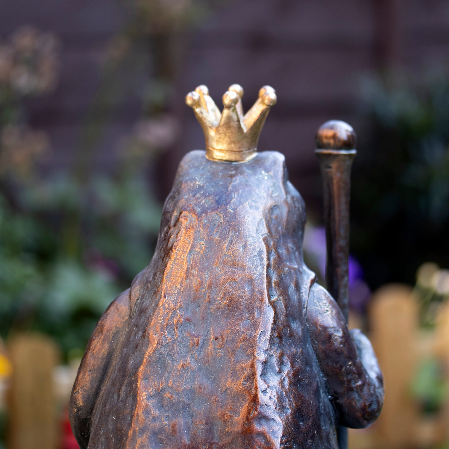 Royal Frog Garden Ornament
