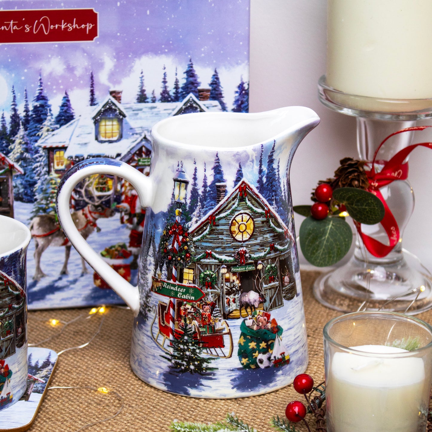 Santas Workshop Jug