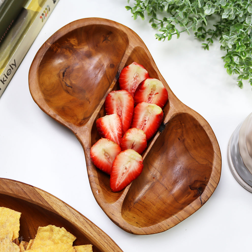 Teak Root Oval Antipasti Platter