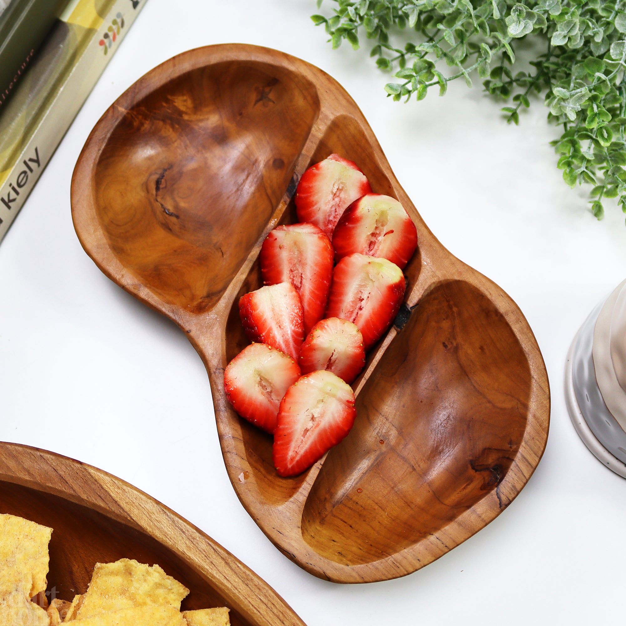 Teak Root Oval Antipasti Platter