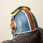 Grumpy Pilot Gorilla Ornament