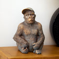 Sitting Gorilla With Baseball Cap Ornament