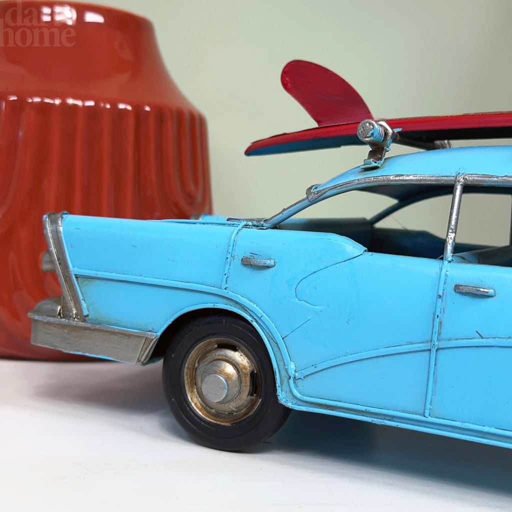 Vintage Surfboarder American Car Ornament