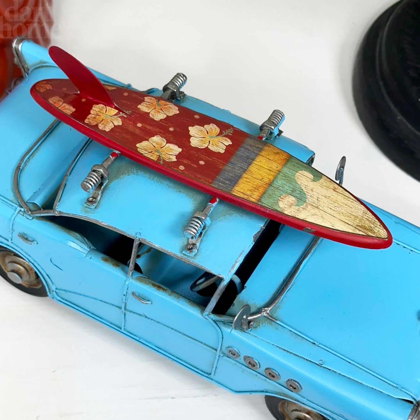 Vintage Surfboarder American Car Ornament
