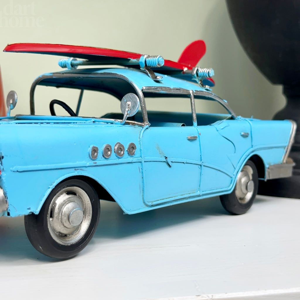 Vintage Surfboarder American Car Ornament