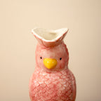 Ceramic Pink Parrot Jug