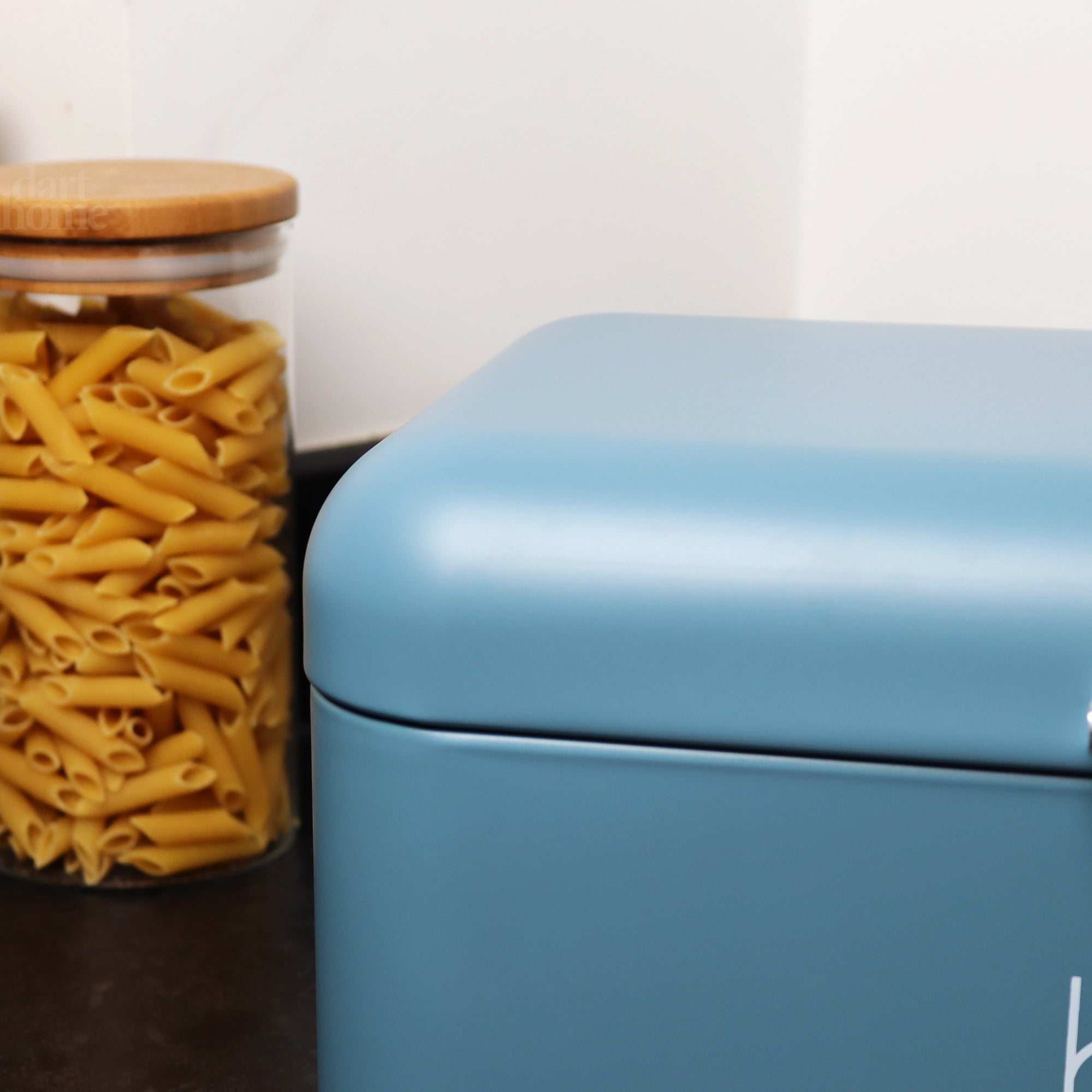 Matt Blue Bread Bin