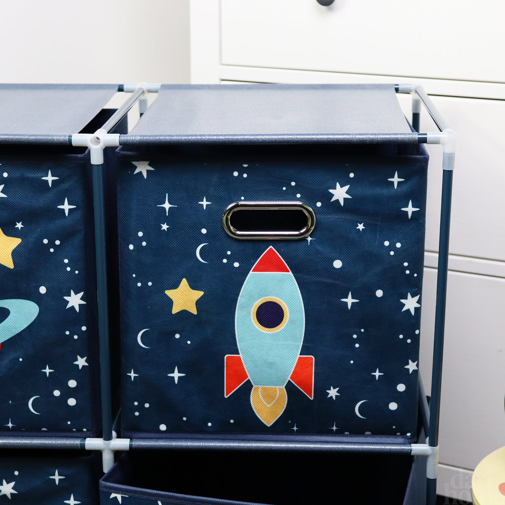 Blue Space Kids 4 Cube Storage Unit
