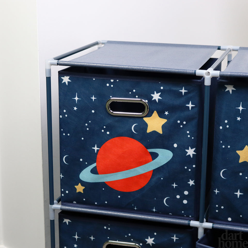 Blue Space Kids 4 Cube Storage Unit