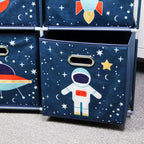 Blue Space Kids 4 Cube Storage Unit