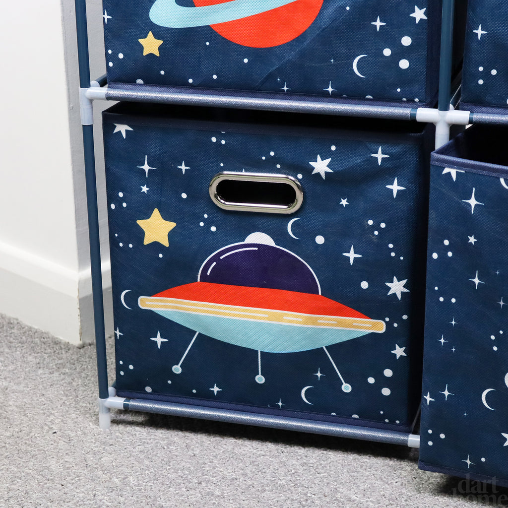 Blue Space Kids 4 Cube Storage Unit