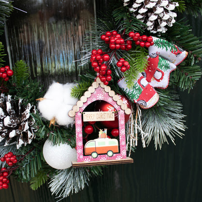 Pinecone & Berry Christmas Wreath