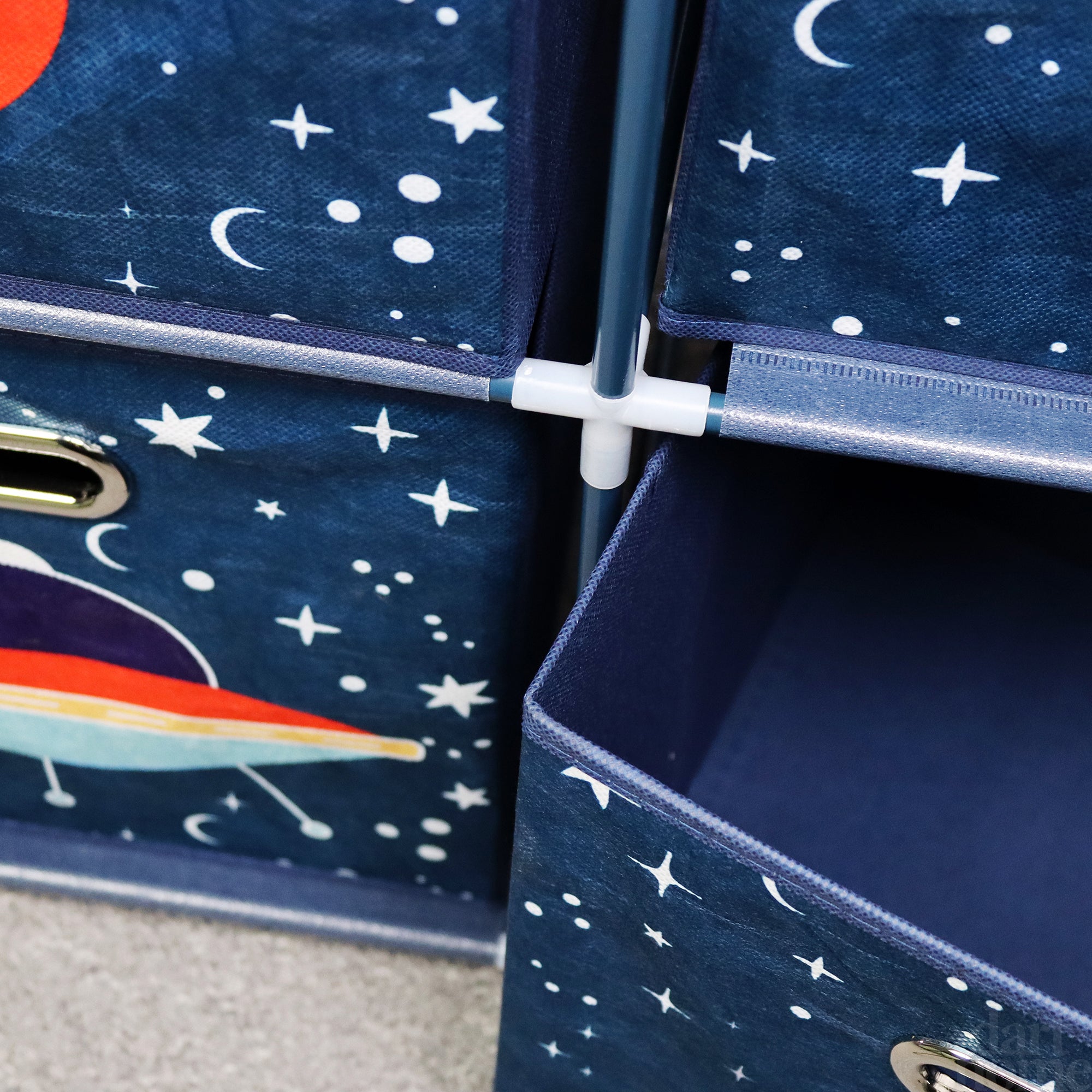 Blue Space Kids 4 Cube Storage Unit